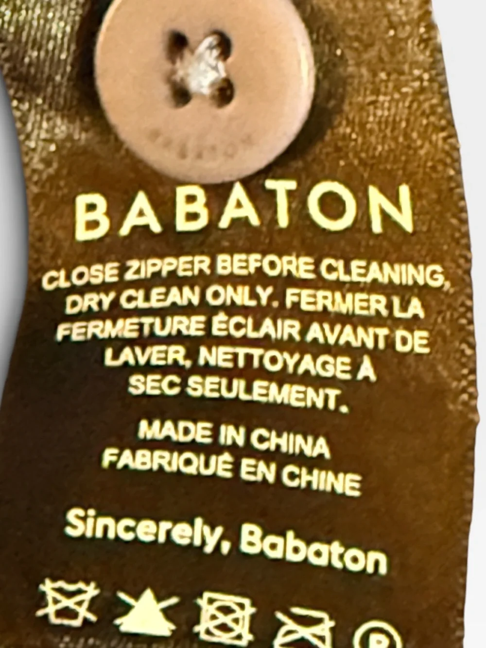 Aritzia babaton tahoma